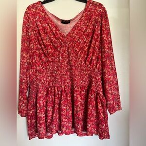 Women’s plus casual blouse